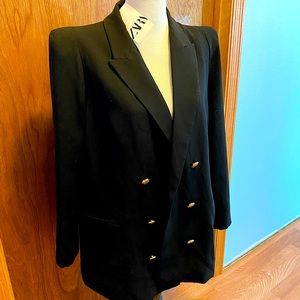 Zara blazer ,Black with gold buttons size XXL
